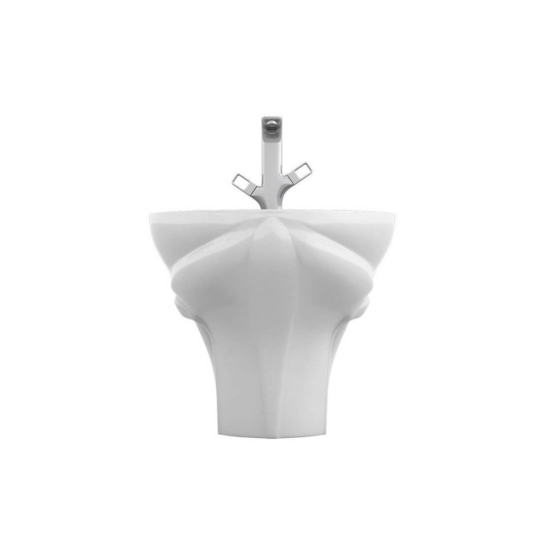 Lavabo infantil suspendido Frogy blanco