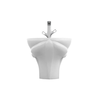 Lavabo infantil suspendido Frogy blanco