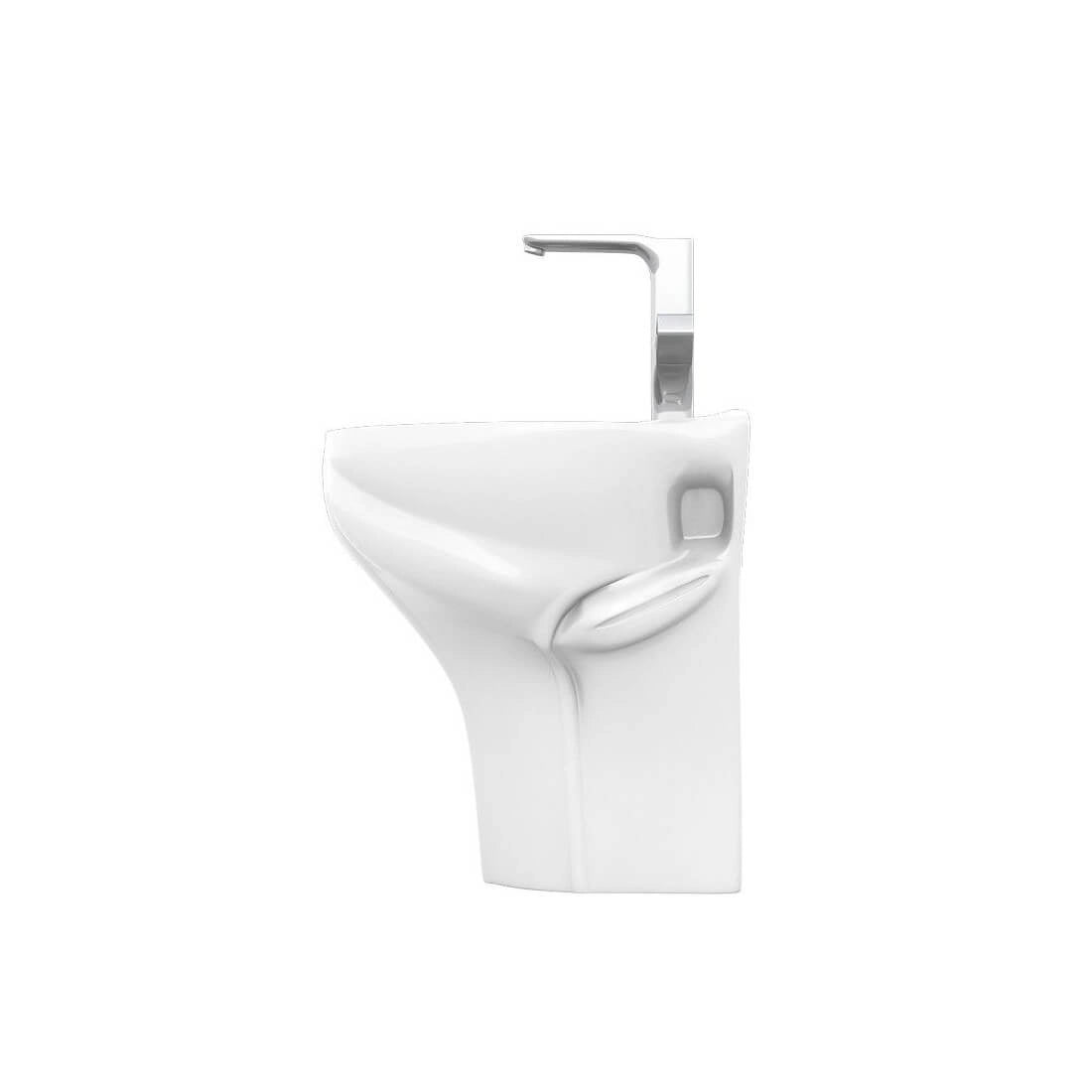 Lavabo infantil suspendido Frogy blanco
