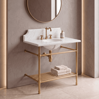 Lavabo mármol blanco Avora - The Bath