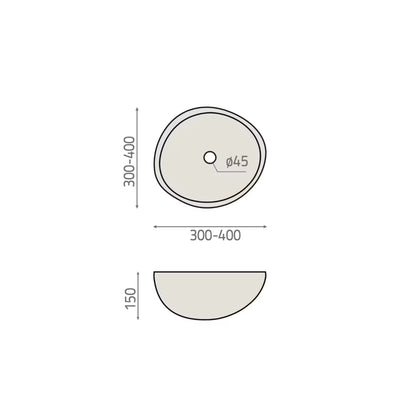 Lavabo piedra natural Boston - Thebath