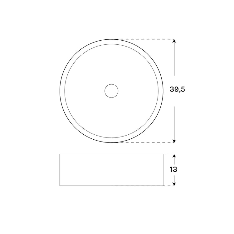 Lavabo sobre encimera cemento Stone