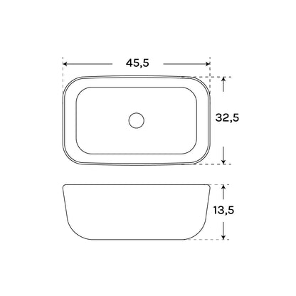Lavabo sobre encimera Marmolado - Thebath
