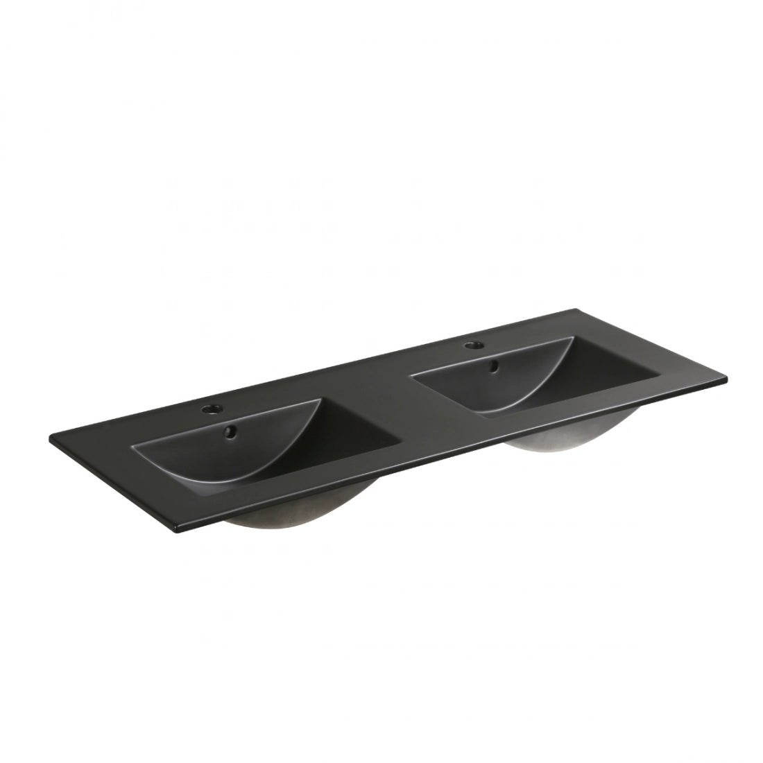 Lavabo sobre encimera porcelana 2 senos Vancouver negro