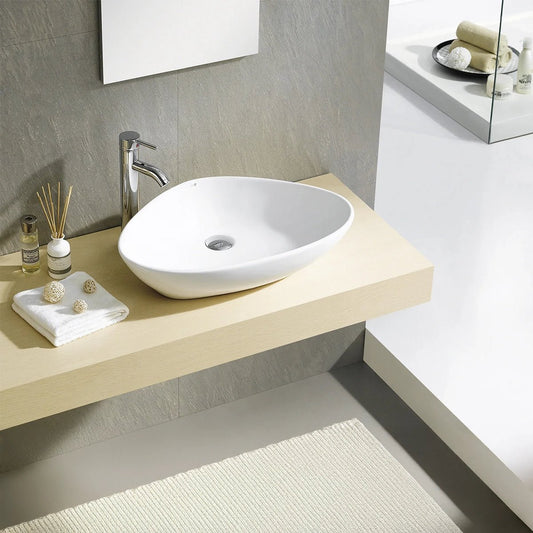 Lavabo sobre encimera porcelana Teruel - Thebath