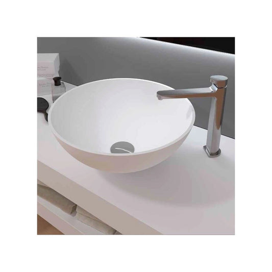 Lavabo sobre encimera redondo Circle Solid