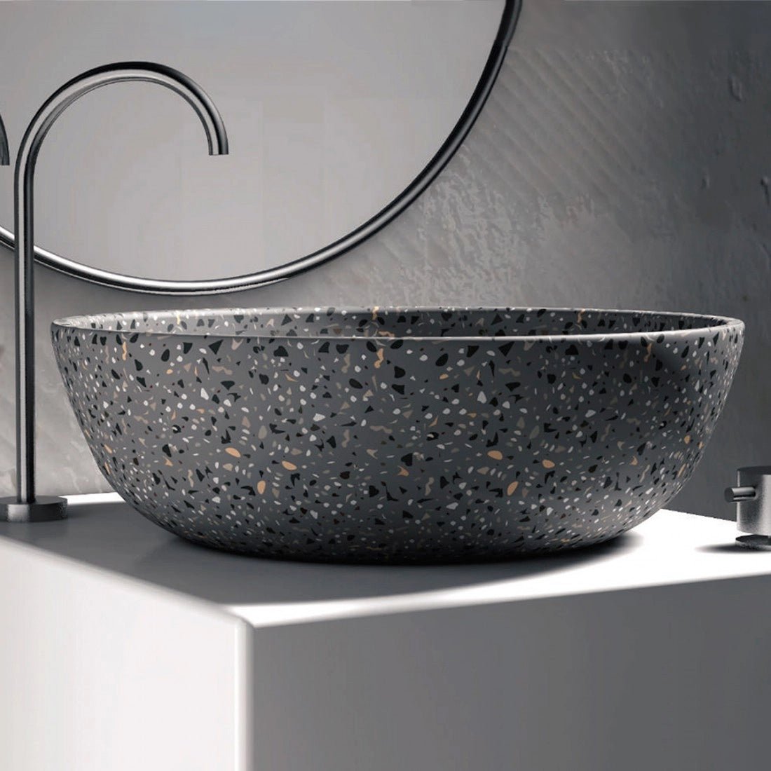 Lavabo sobre encimera Terrazo mate