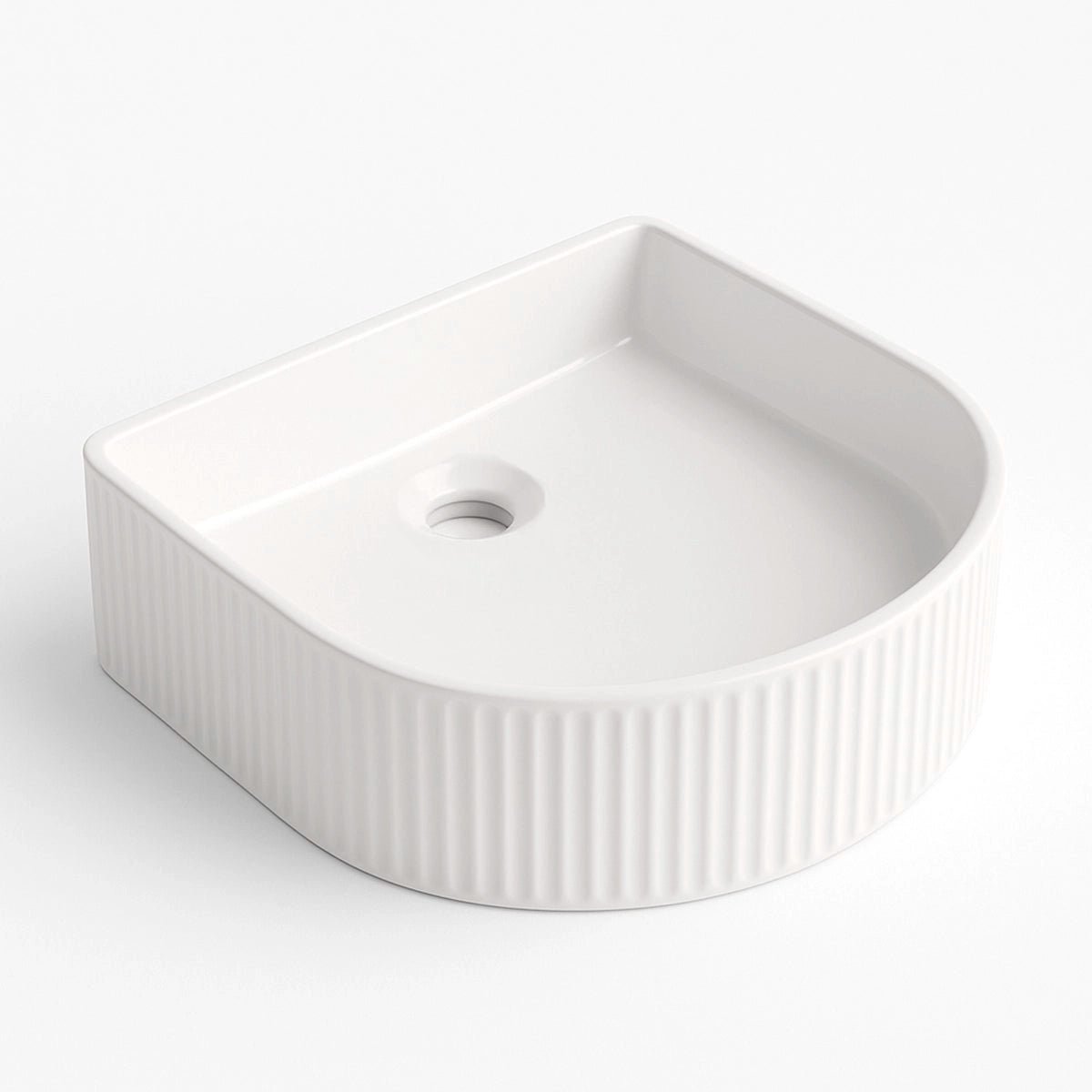 Lavabo sobrencimera semicircular Kona - Thebath