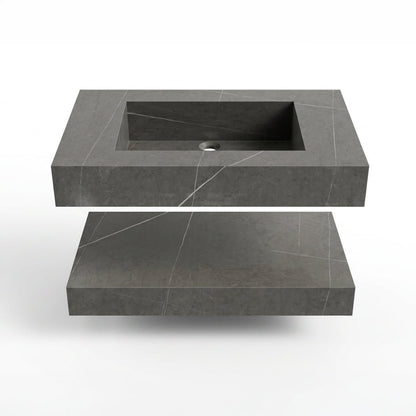 Lavabo suspendido con encimera Boreal - The Bath