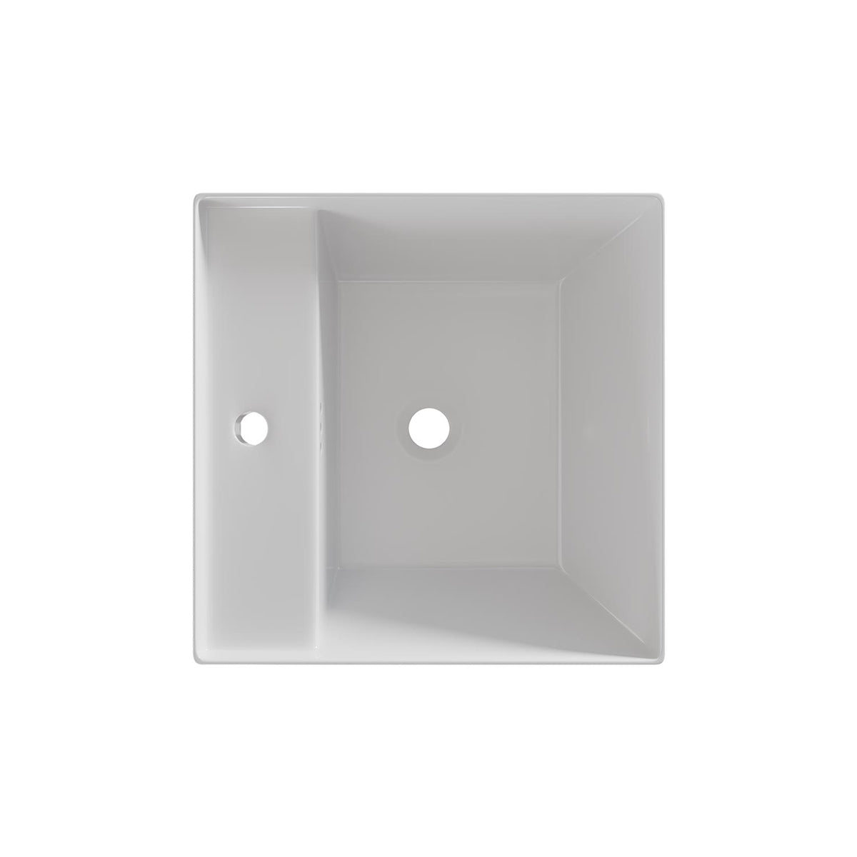 Lavabo suspendido de cerámica Ivar - Thebath