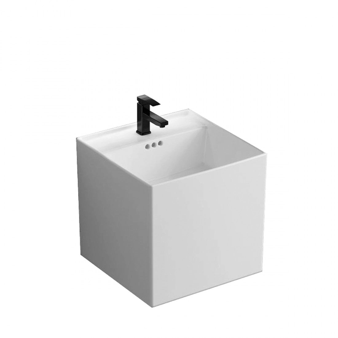 Lavabo suspendido de cerámica Ivar