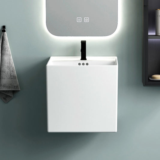 Lavabo suspendido de cerámica Ivar