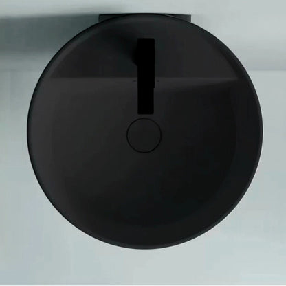 Lavabo suspendido negro mate Levi