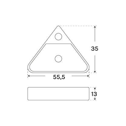 Lavabo triangular Arion - Thebath