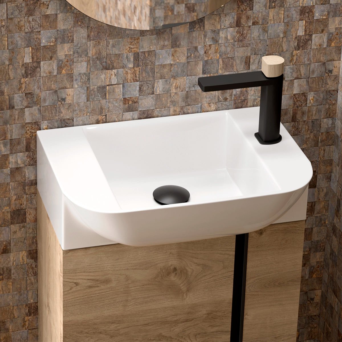Lavabo de fondo reducido Bali - Thebath