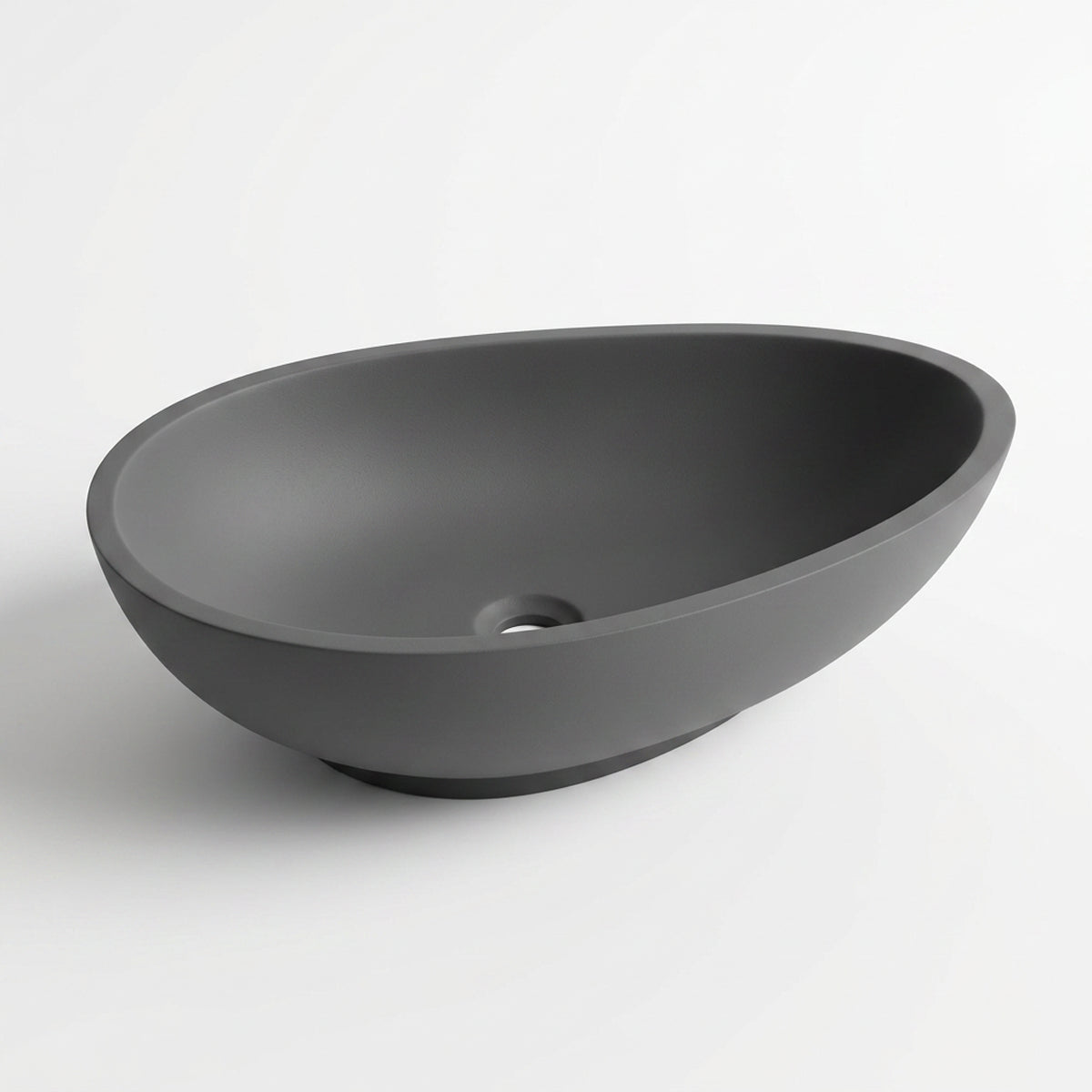 Lavabo sobre encimera gris Kairo
