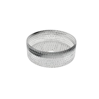 Lavamanos cristal con detalle en negro - Thebath