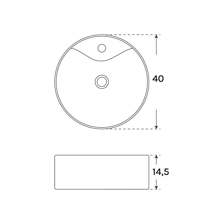 Lavamanos de baño modernos Milo