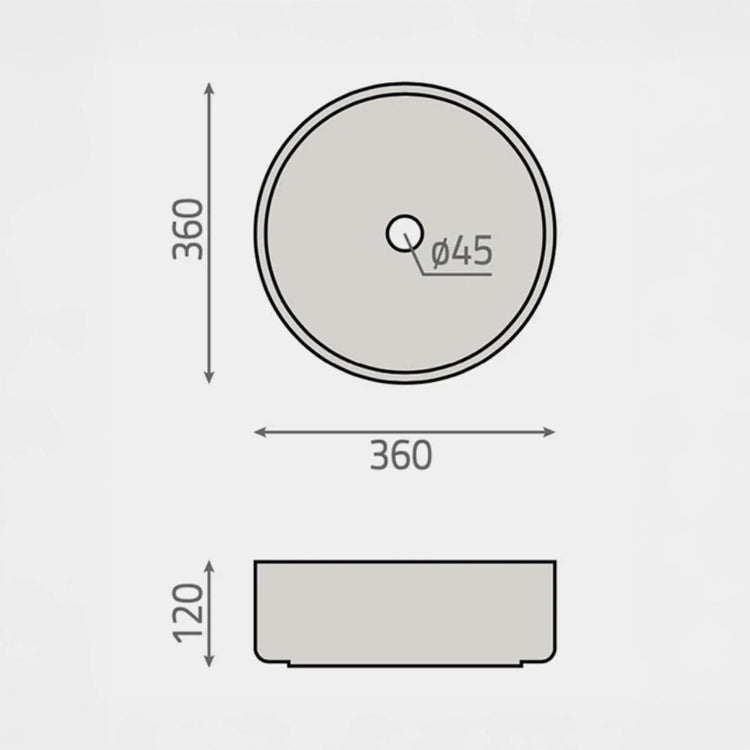 Lavamanos de porcelana Dallas