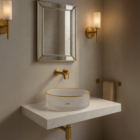Lavamanos elegante Golden - Thebath