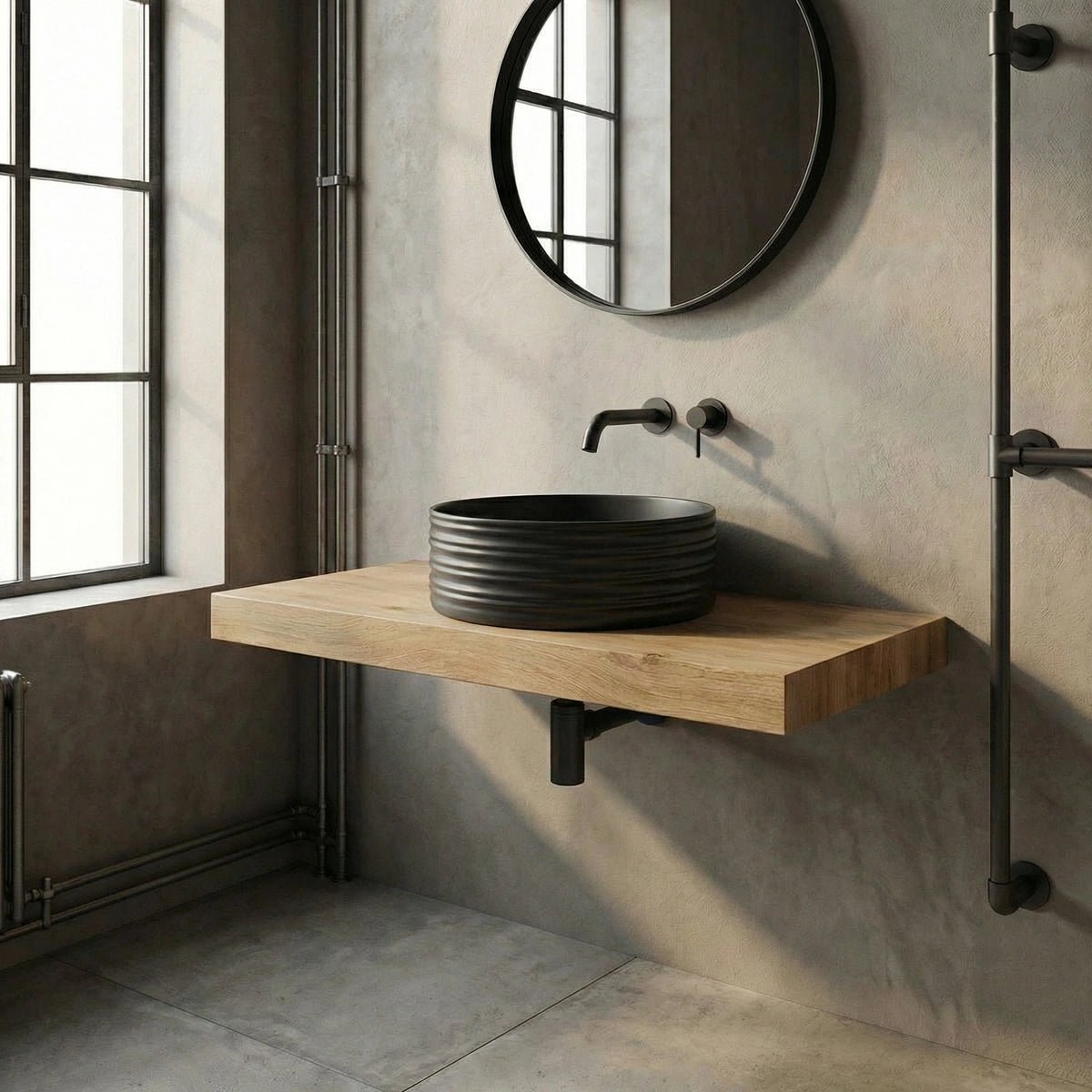 Lavamanos estilo industrial Nuba - The Bath