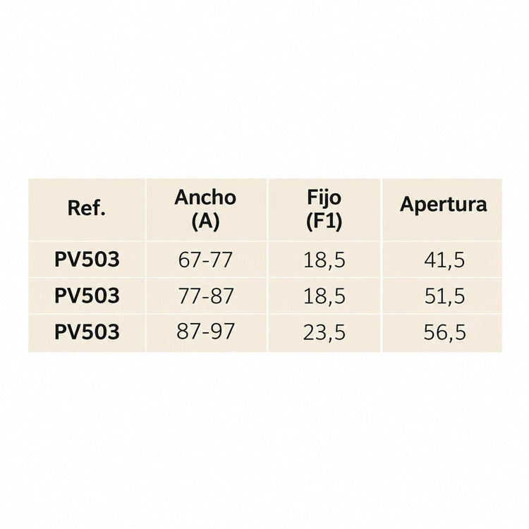Mampara para ducha pequeña Pivot