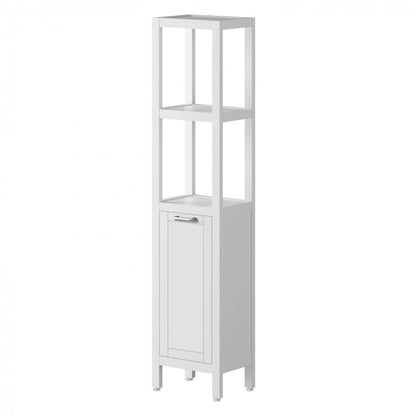 Mueble auxiliar antiguo Aran con cesto