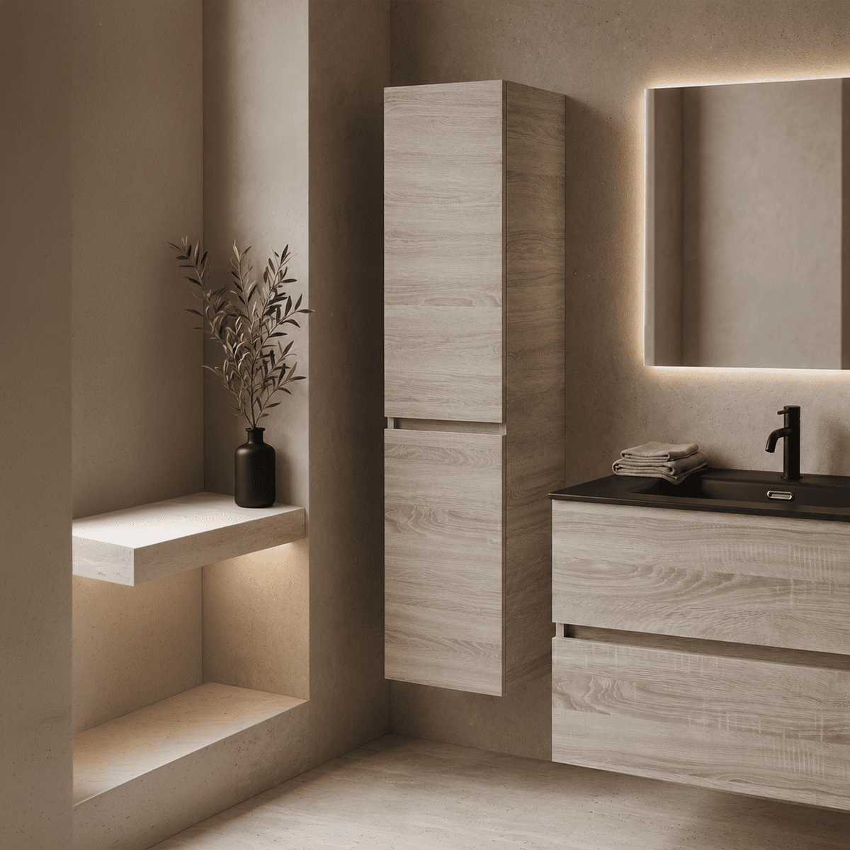 Mueble auxiliar para baño Zahara - The Bath