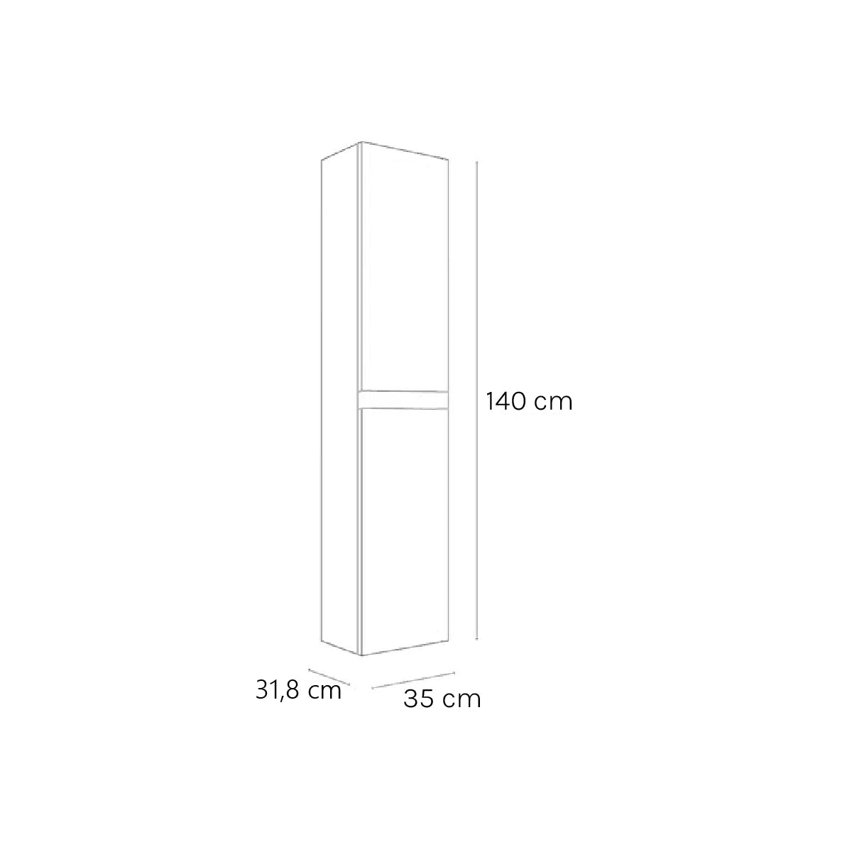 Mueble auxiliar para baño Zahara - The Bath
