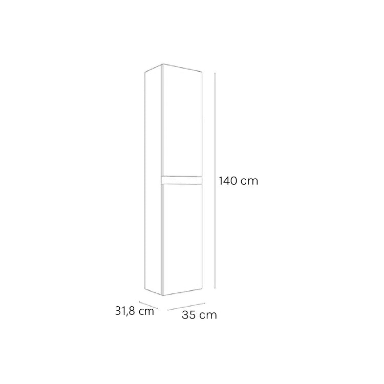 Mueble auxiliar para baño Zahara