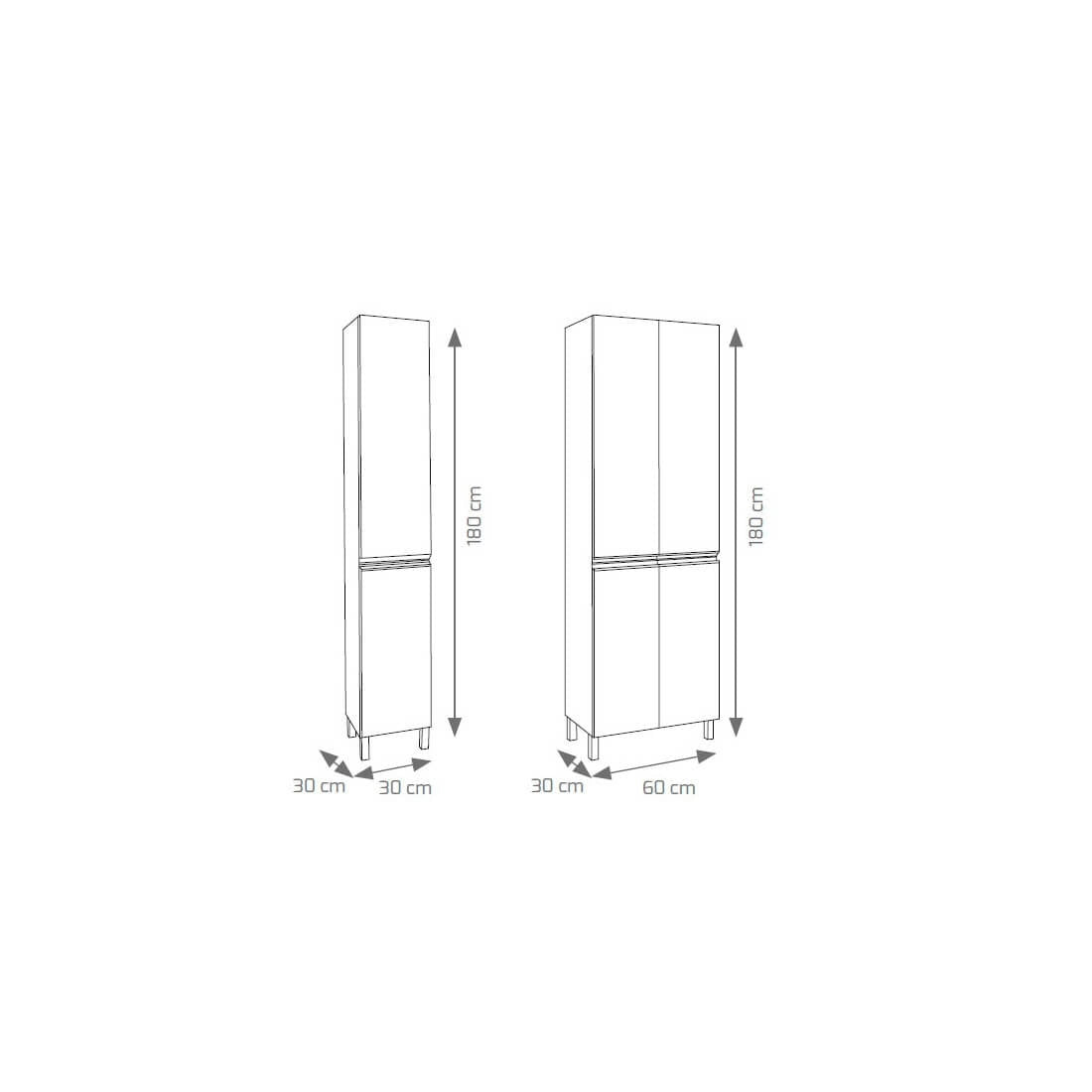 Mueble auxiliar para baño