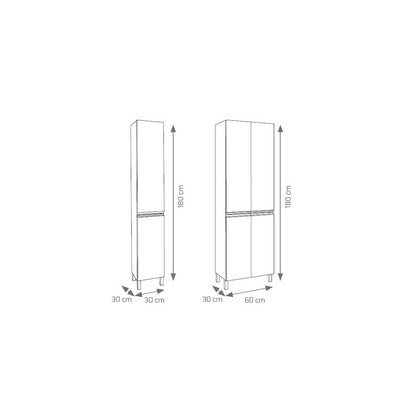 Mueble auxiliar para baño