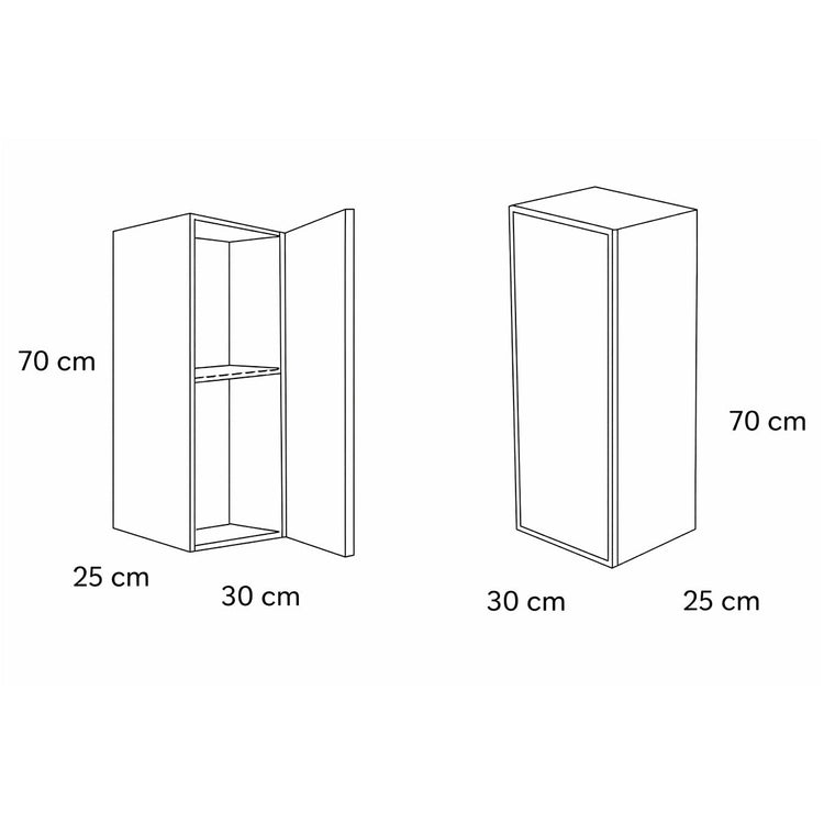 Mueble auxiliar de baño Blanca