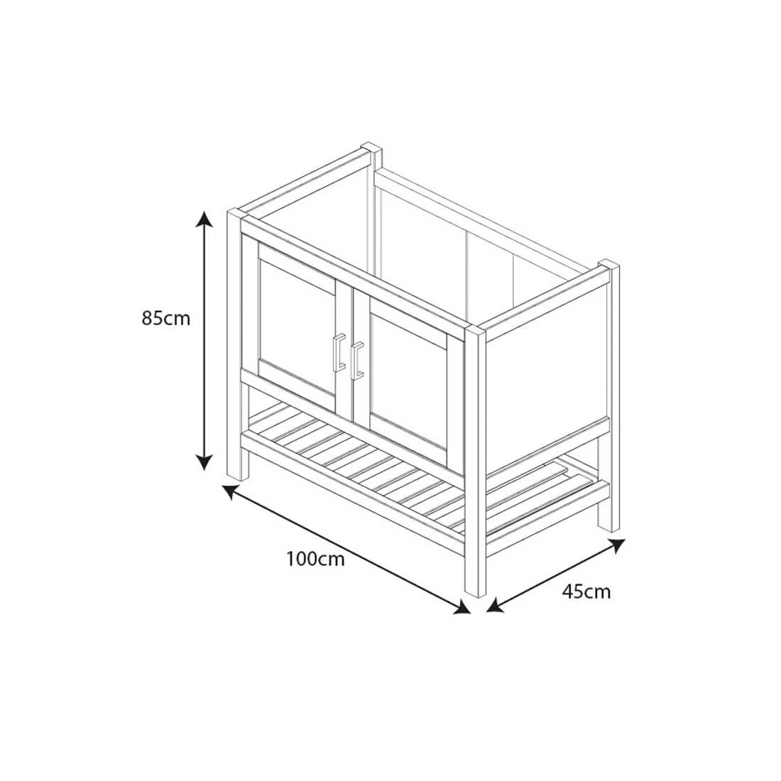 Mueble baño antiguo Aran Home