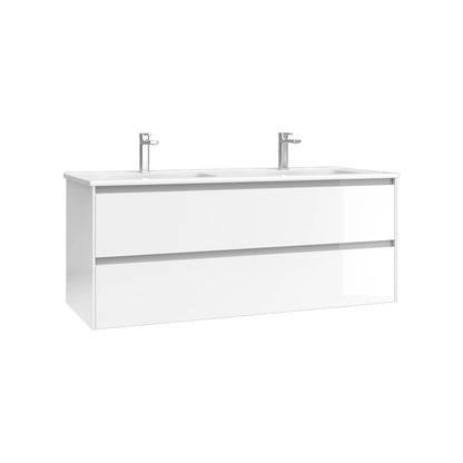 Mueble baño colgado doble seno Praga - The Bath