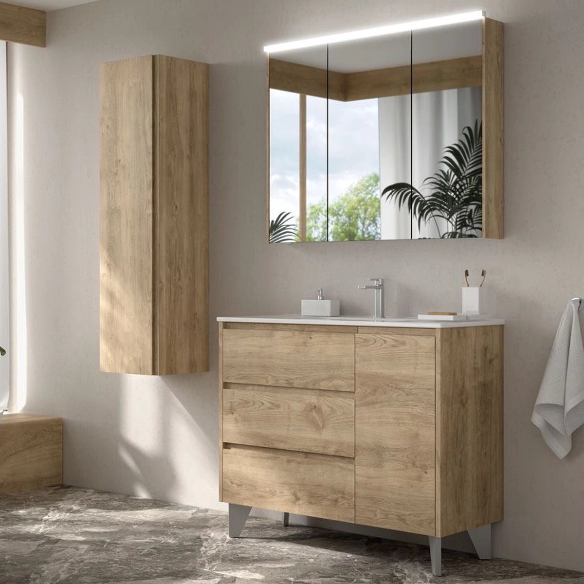 Mueble baño con cajones Cervino - The Bath