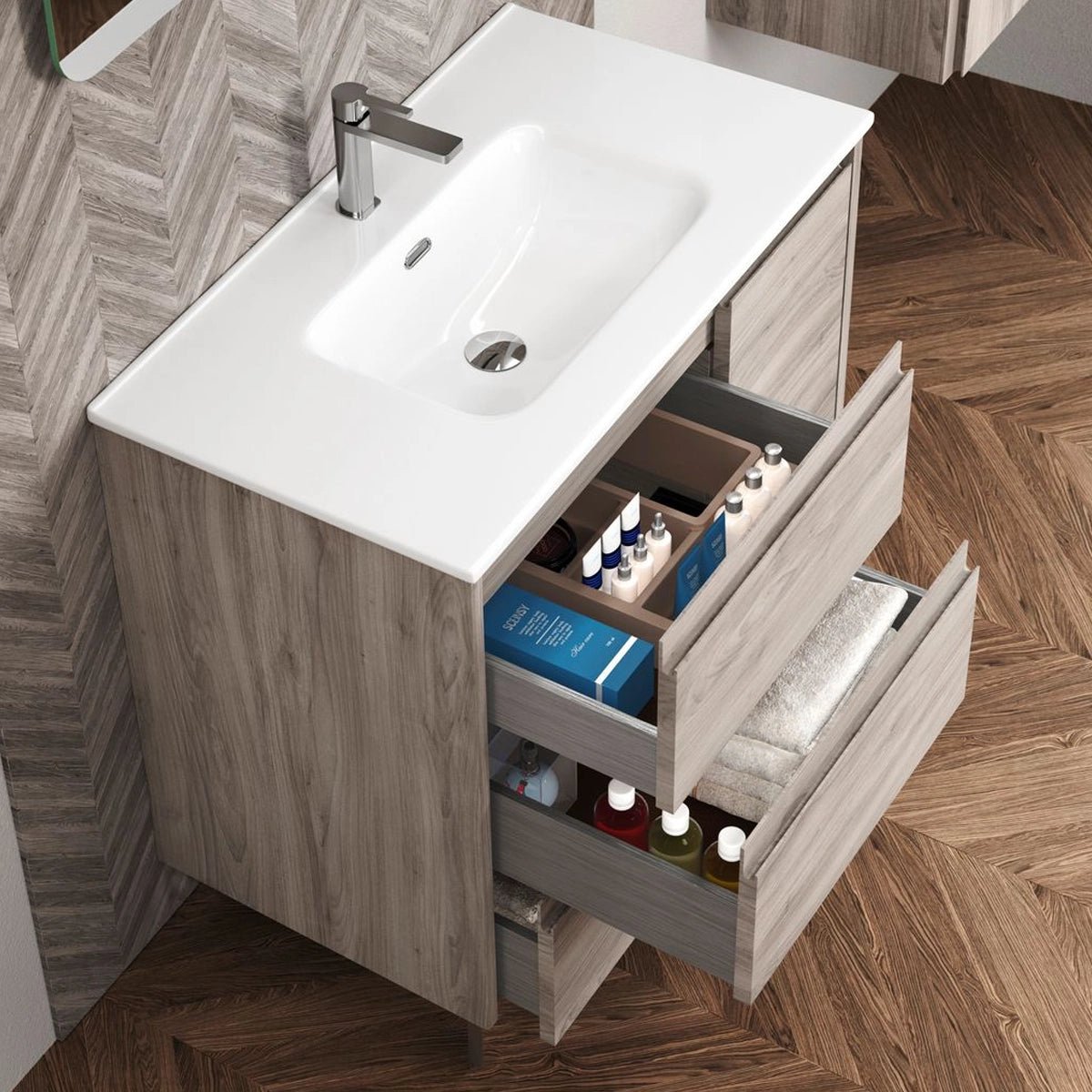 Mueble baño con cajones Cervino - The Bath