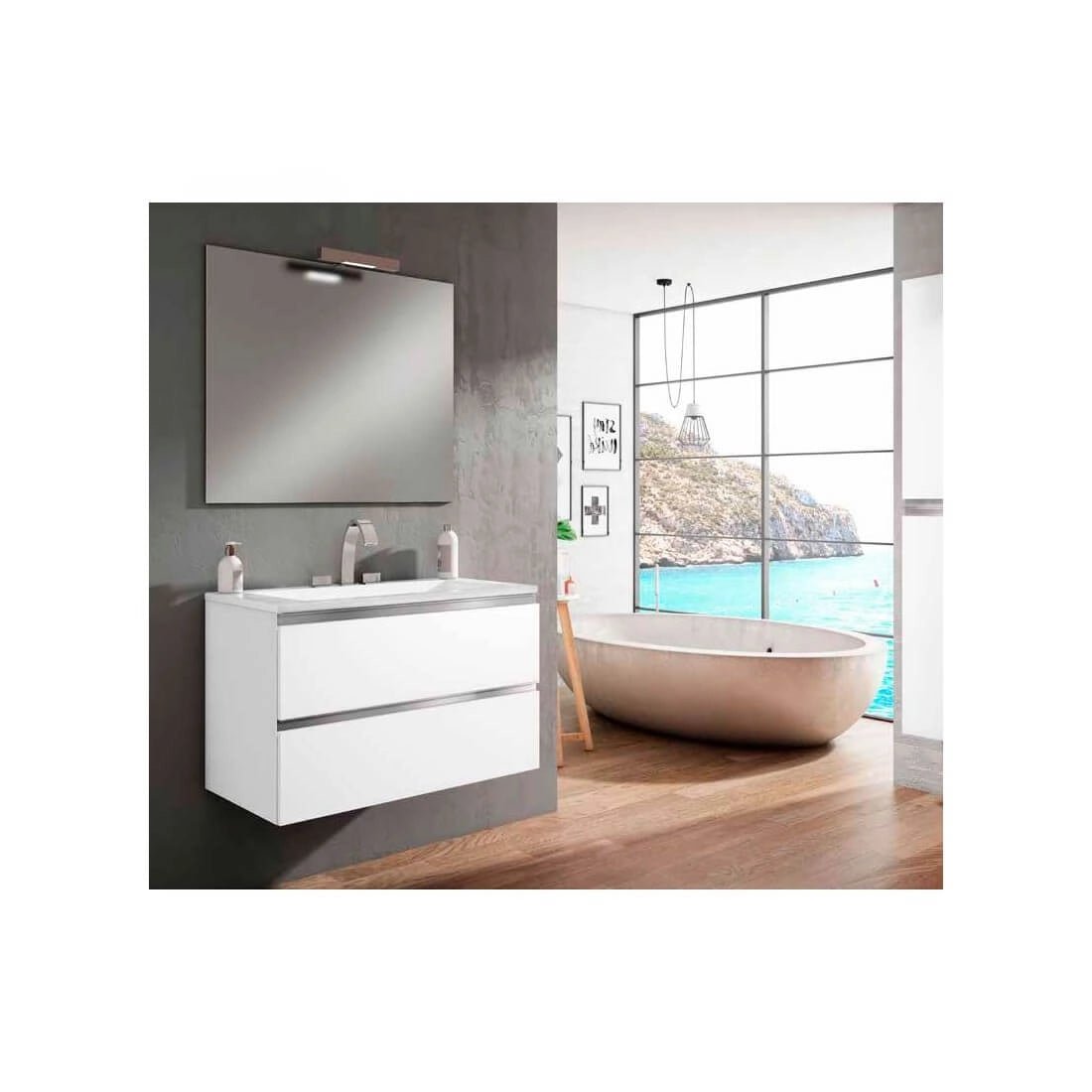 Mueble baño con cajones Rogue
