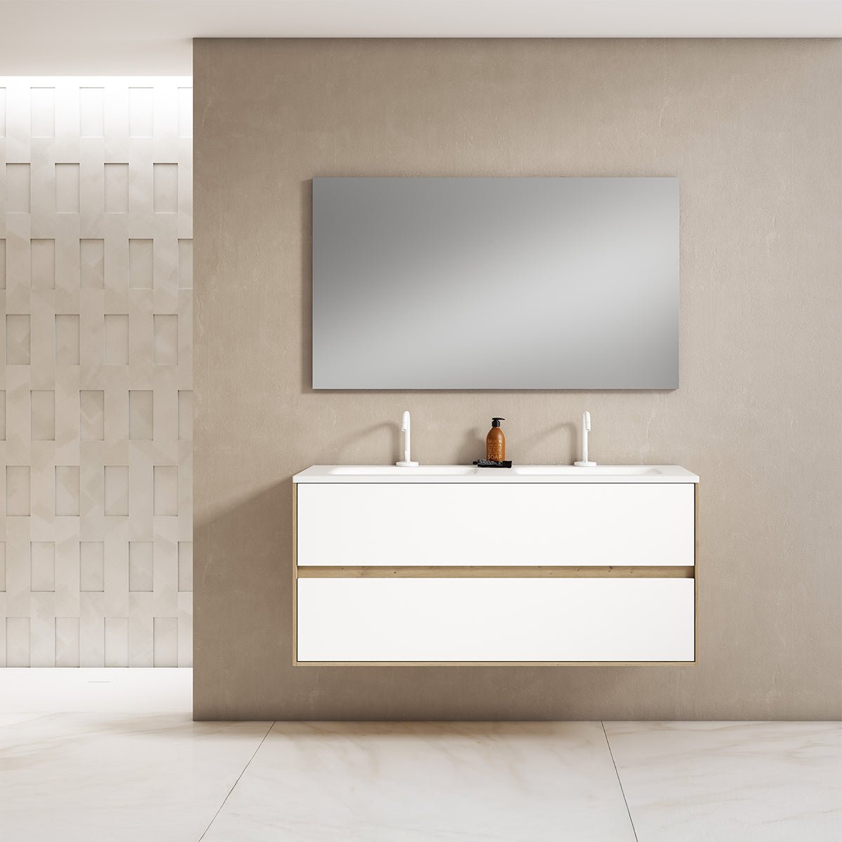 Mueble baño de diseño 2 senos Mydesign - Thebath