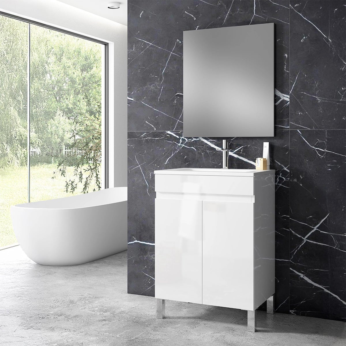 Mueble baño dos puertas Stephanie - Thebath