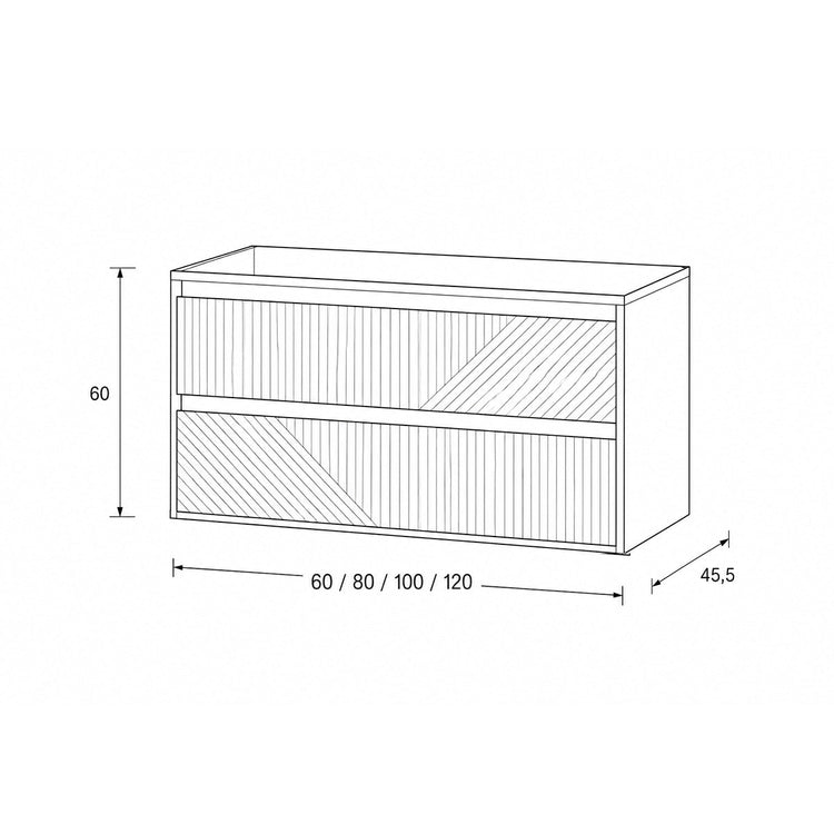 Mueble baño elegante Novus