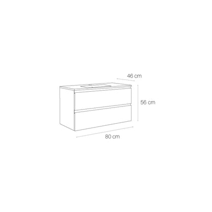 Mueble baño flotante Coral - Thebath