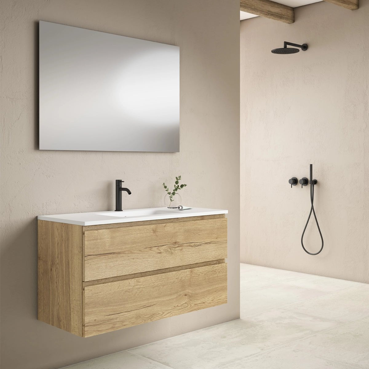 Mueble baño flotante Coral - Thebath