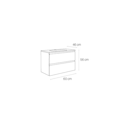 Mueble baño flotante Coral - Thebath