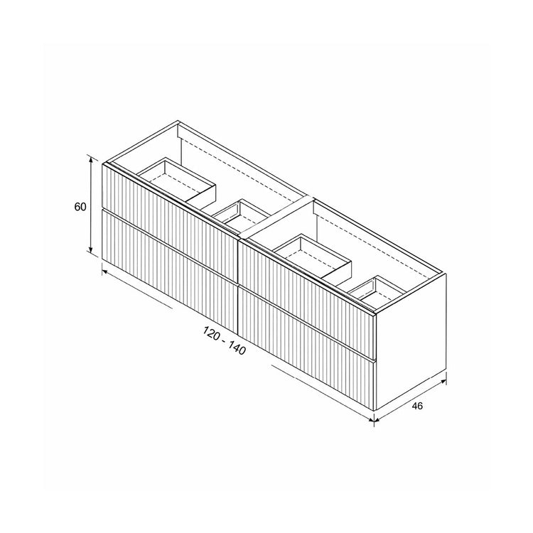 Mueble baño grande Blanca