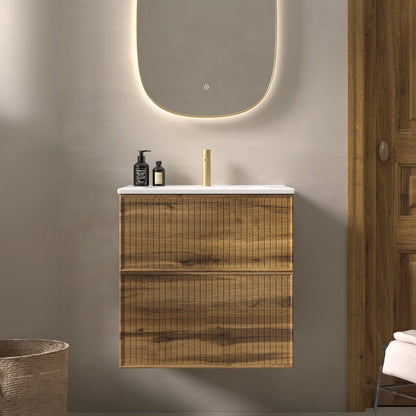 Mueble baño rayas Blanca - The Bath
