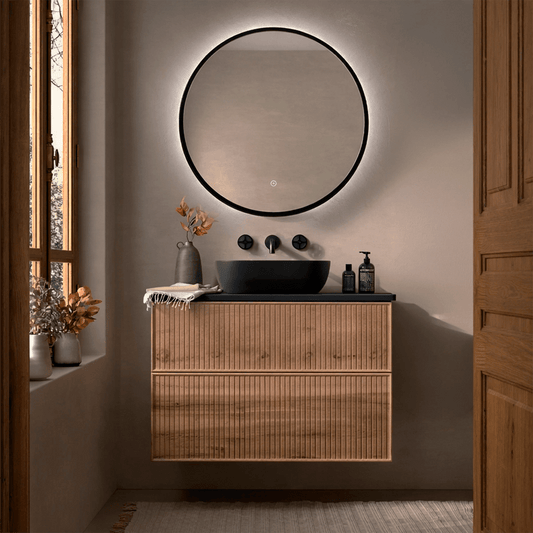 Mueble baño rayas Blanca - The Bath