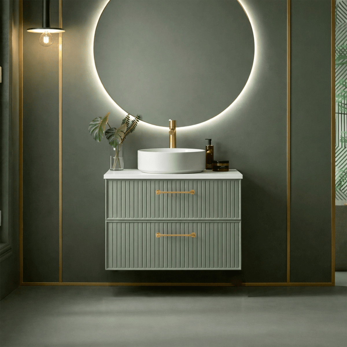 Mueble baño retro Blanca - The Bath