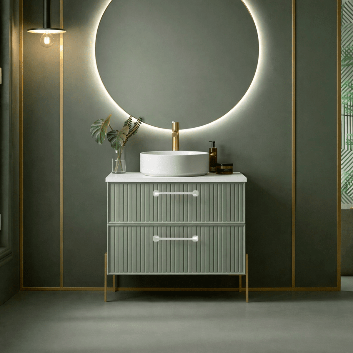Mueble baño retro Blanca - The Bath