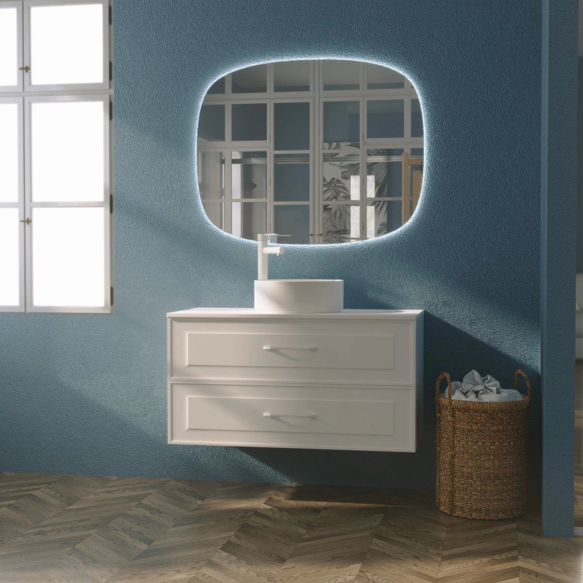 Mueble baño rústico Brie - Thebath